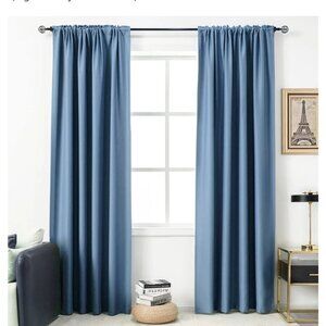 Dust Blue Curtains